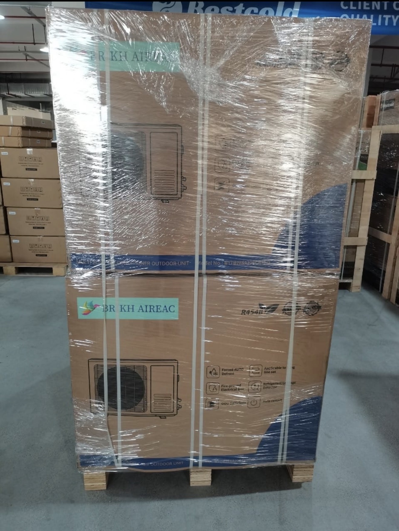 Packaged Unit Ready for Delivery